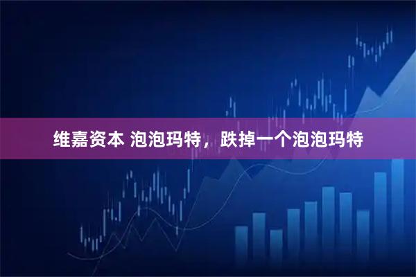 维嘉资本 泡泡玛特，跌掉一个泡泡玛特